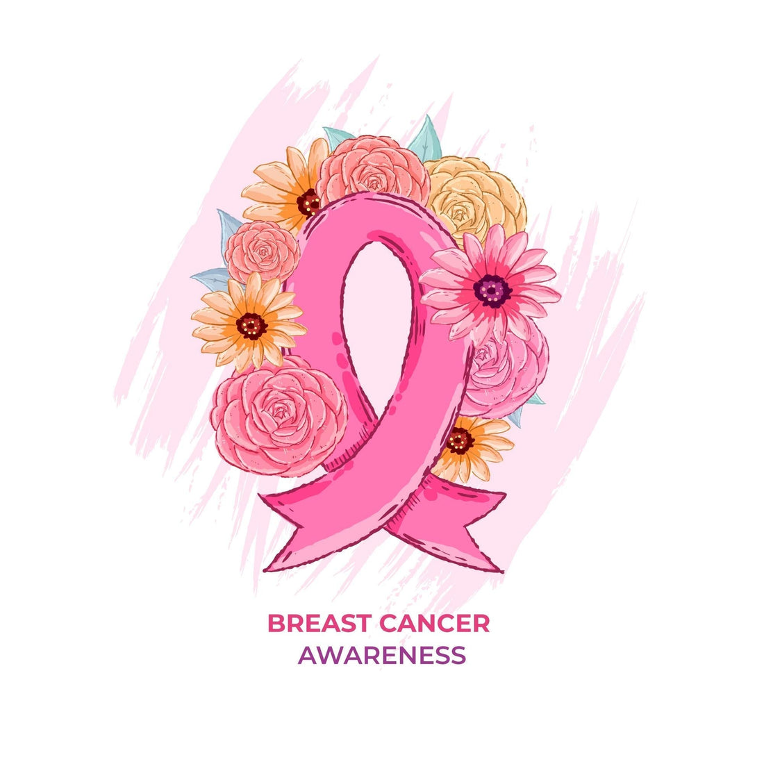 Breast Cancer Awareness Month with Flowers of Strength