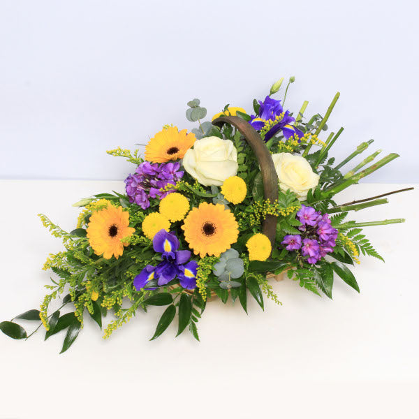 Lemon & Blue Basket